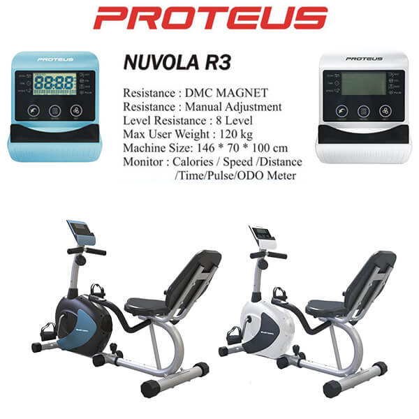 دوچرخه ثابت نشسته مبله پروتئوس Proteus Nuvola R3