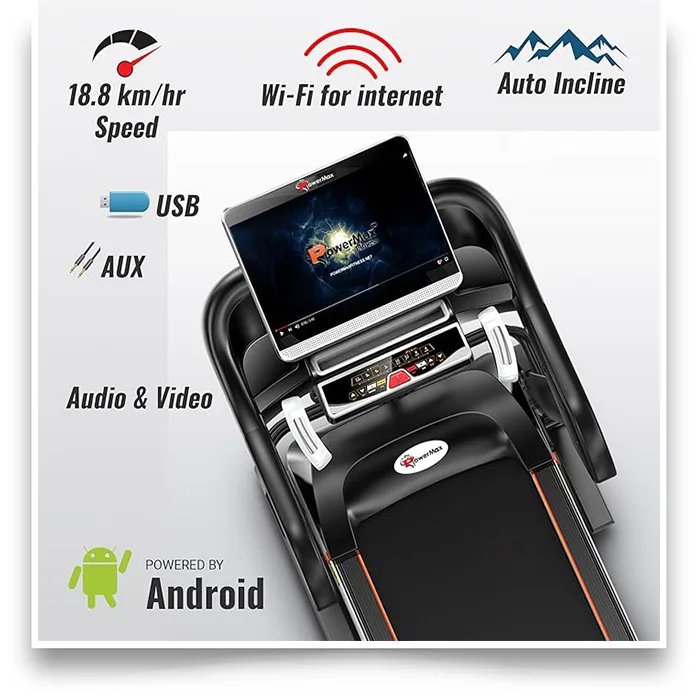 نمایشگر تردمیل چند کاره برند پاورمکس مدل Powermax TDA-595