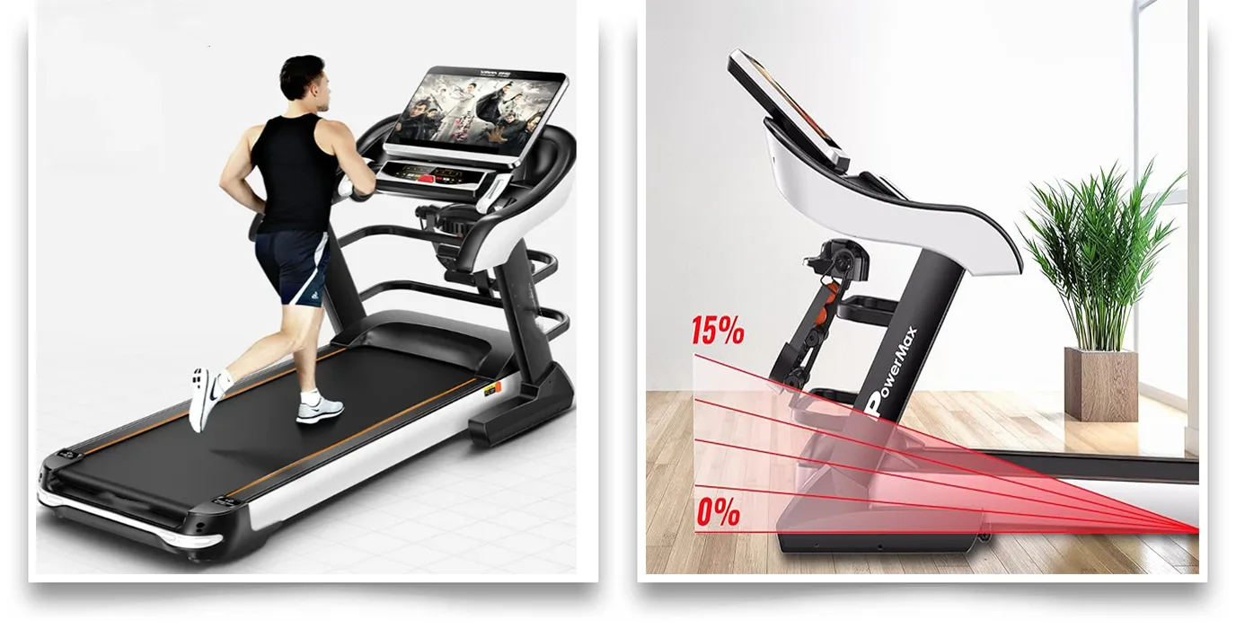 خرید تردمیل چند کاره برند پاورمکس مدل Powermax TDA-595