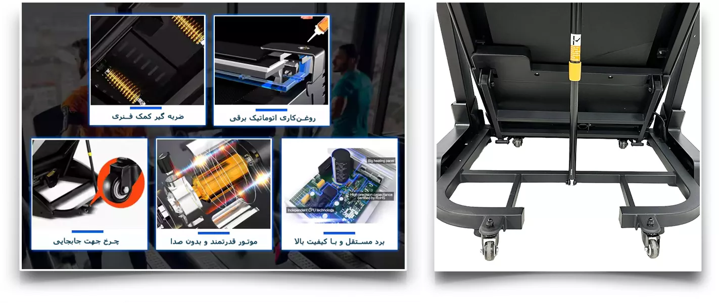 تردمیل خانگی چند کاره تاپ فیت مدل BFT 001