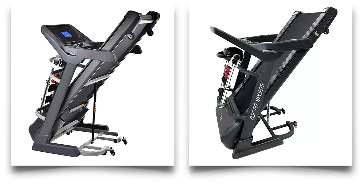 خرید تردمیل خانگی تاشو چند کاره تاپ فیت مدل 001